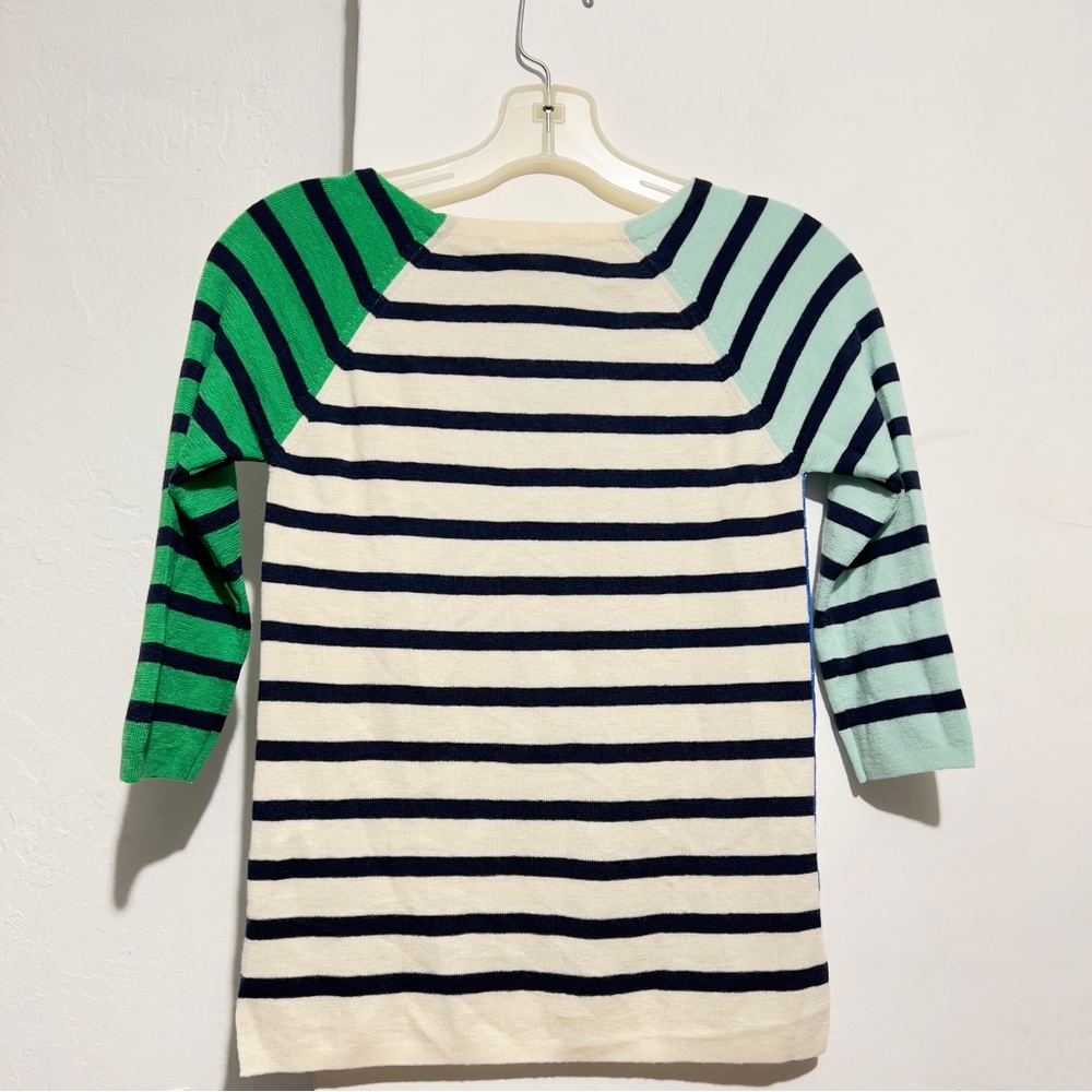 Crewcuts Green and Blue Striped Kids Sweater  : Box Y1: